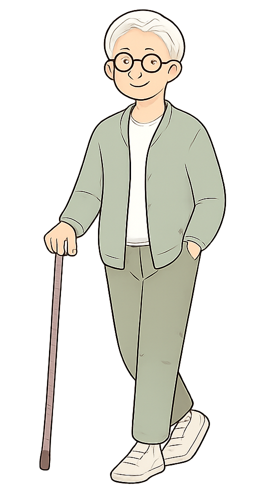 Iseseisvalt liikuv eakas üldhooldusteenusel